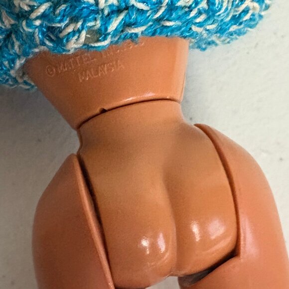 1994 Camp Barbie Blonde Hair Blue Eyes 1966 Malaysia Twist N Turn Body Knees Ben - Picture 4 of 4